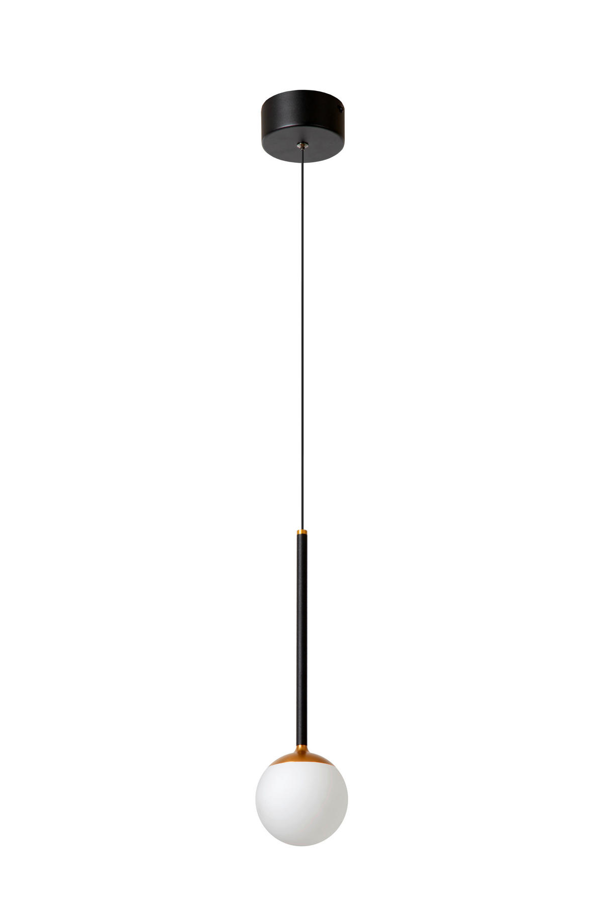 LED-PENDELLEUCHTE CALINA 9.9/9.9/169.7 cm   - Schwarz, Design, Kunststoff (9.9/9.9/169.7cm) - Lucide