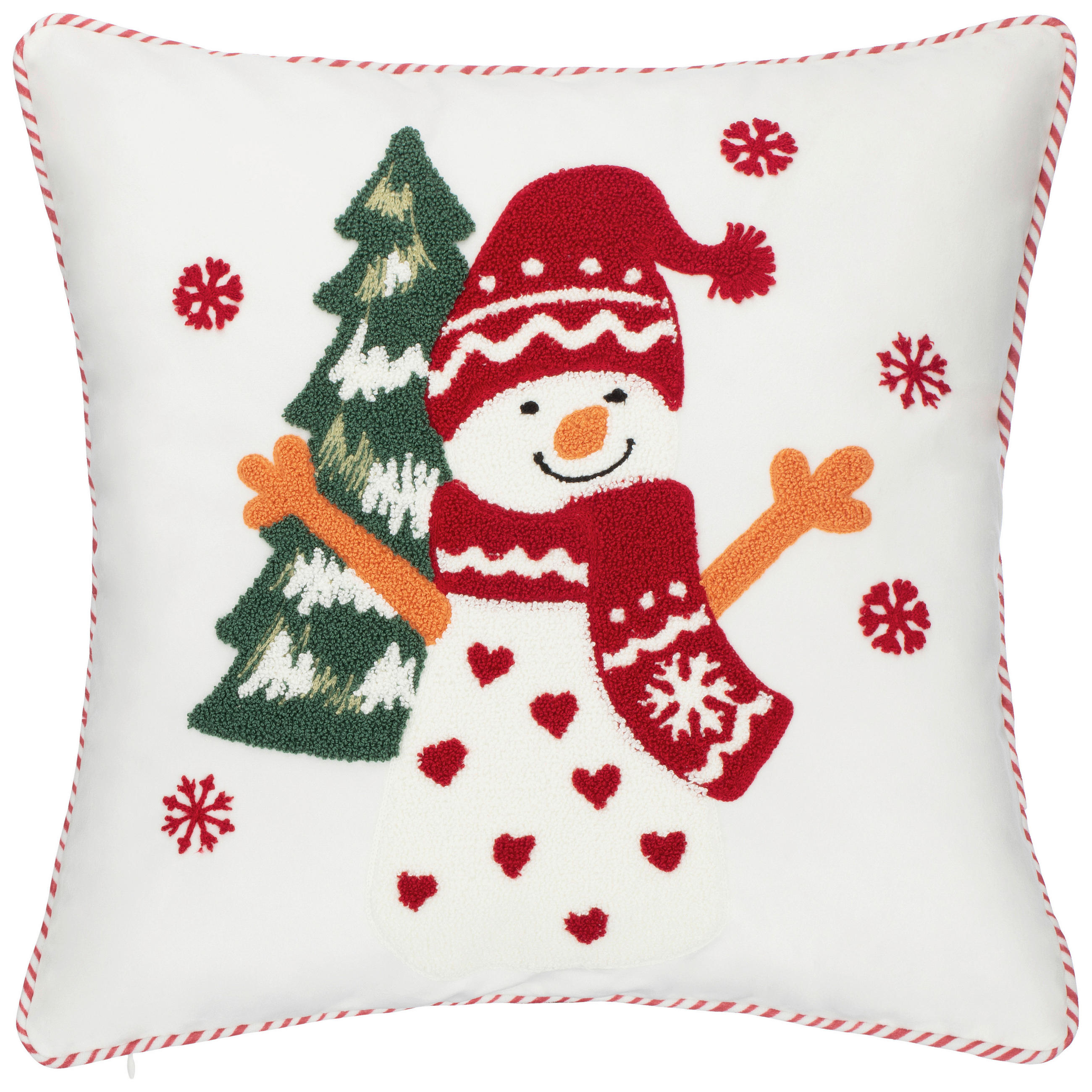 POŤAH NA VANKÚŠ  45/45 cm - červená, textil (45/45cm) - X-Mas