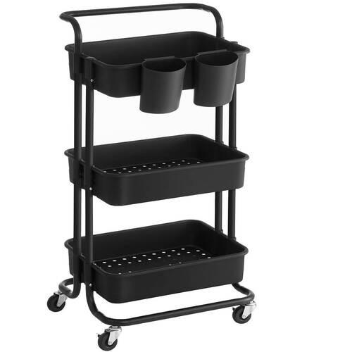 ALLZWECKWAGEN Schwarz  - Schwarz, Basics, Metall (41,6/33,5/86,3cm) - Boxxx