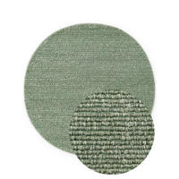 HANDWEBTEPPICH Wohnzimmer 160 cm Kollektion 1852 Wilma Grün, Multicolor rund  - Multicolor/Grün, Basics, Textil (160cm) - Villeroy & Boch
