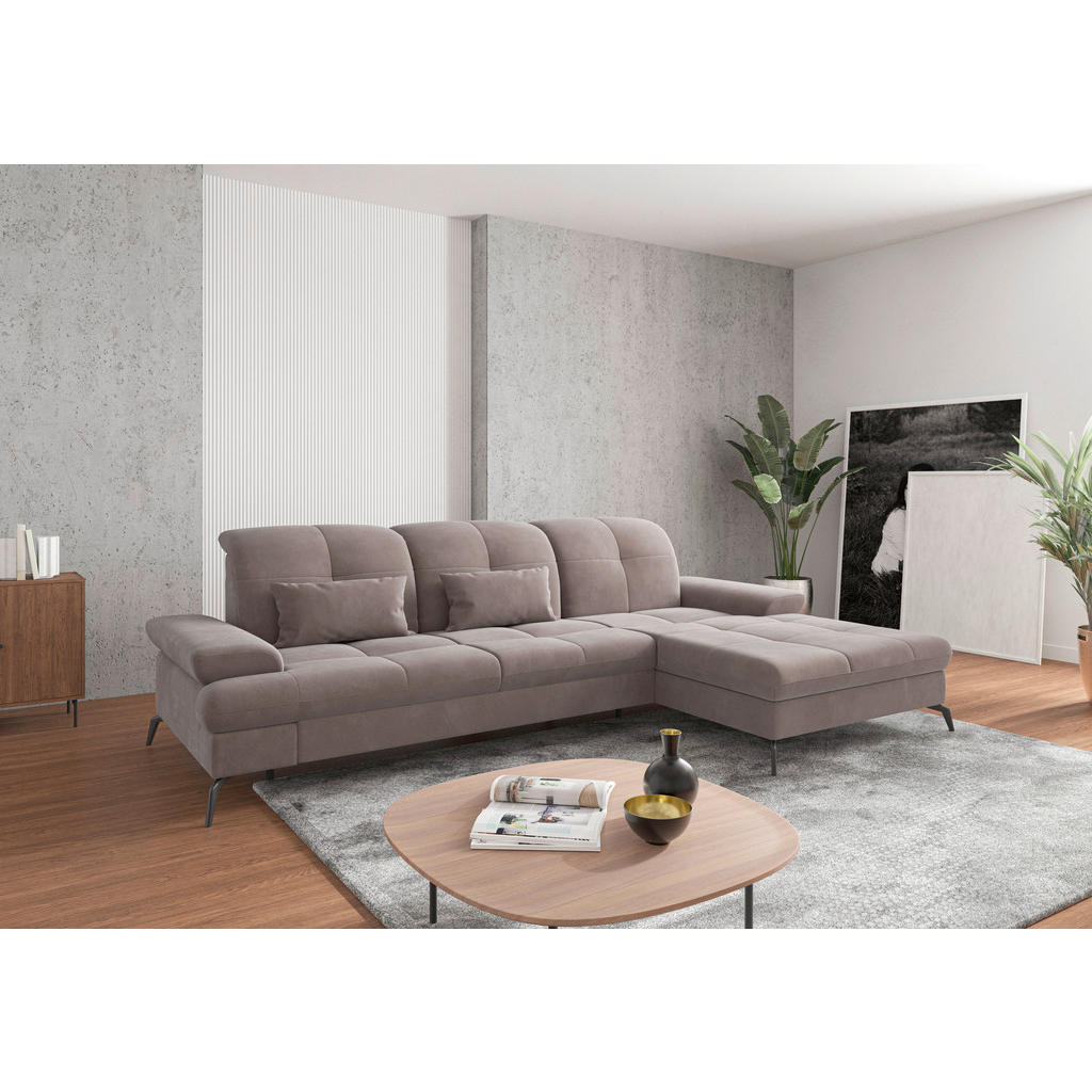 Sit & More ROHOVÁ SEDAČKA, textil, taupe