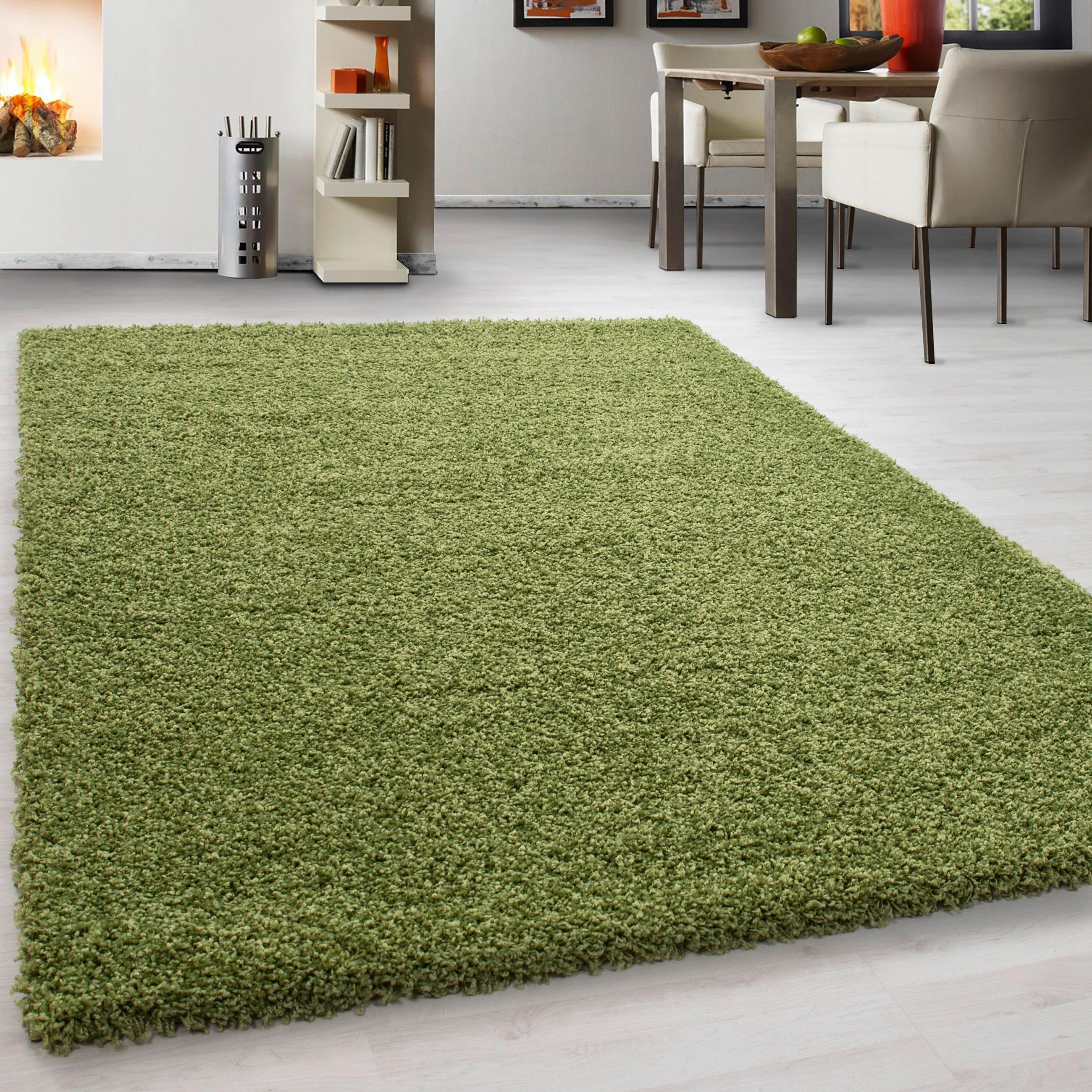 HOCHFLORTEPPICH 300/400 cm Life 1500 Grün  - Grün, KONVENTIONELL, Textil (300/400cm) - Novel