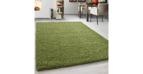HOCHFLORTEPPICH 100/200 cm Life 1500 Grün - Grün, KONVENTIONELL, Textil (100/200cm) - Novel