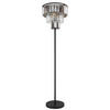 STEHLEUCHTE 40/160 cm    - Klar/Schwarz, LIFESTYLE, Glas/Kunststoff (40/160cm)