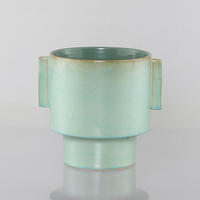 DEKOVASE  - Blau, Design, Keramik (22cm)