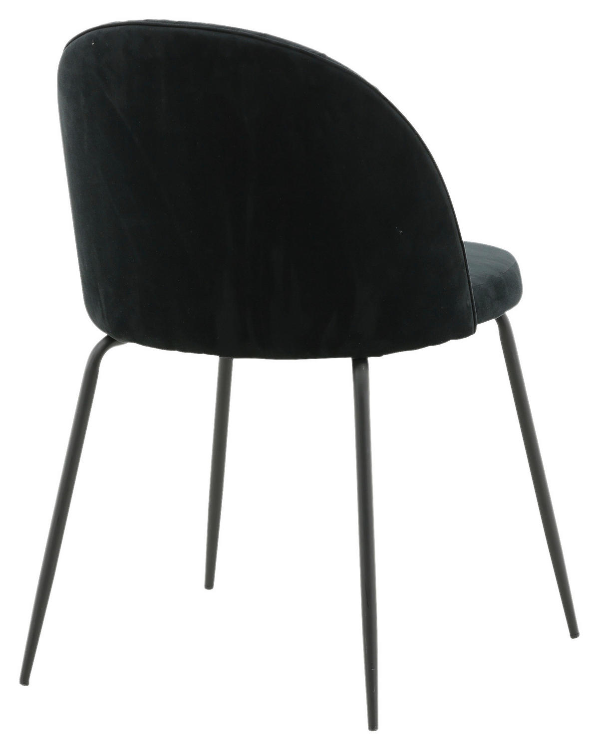 STOLSET 2 styck stål  - svart, Design, metall/textil (49/79.5/50cm) - Livetastic