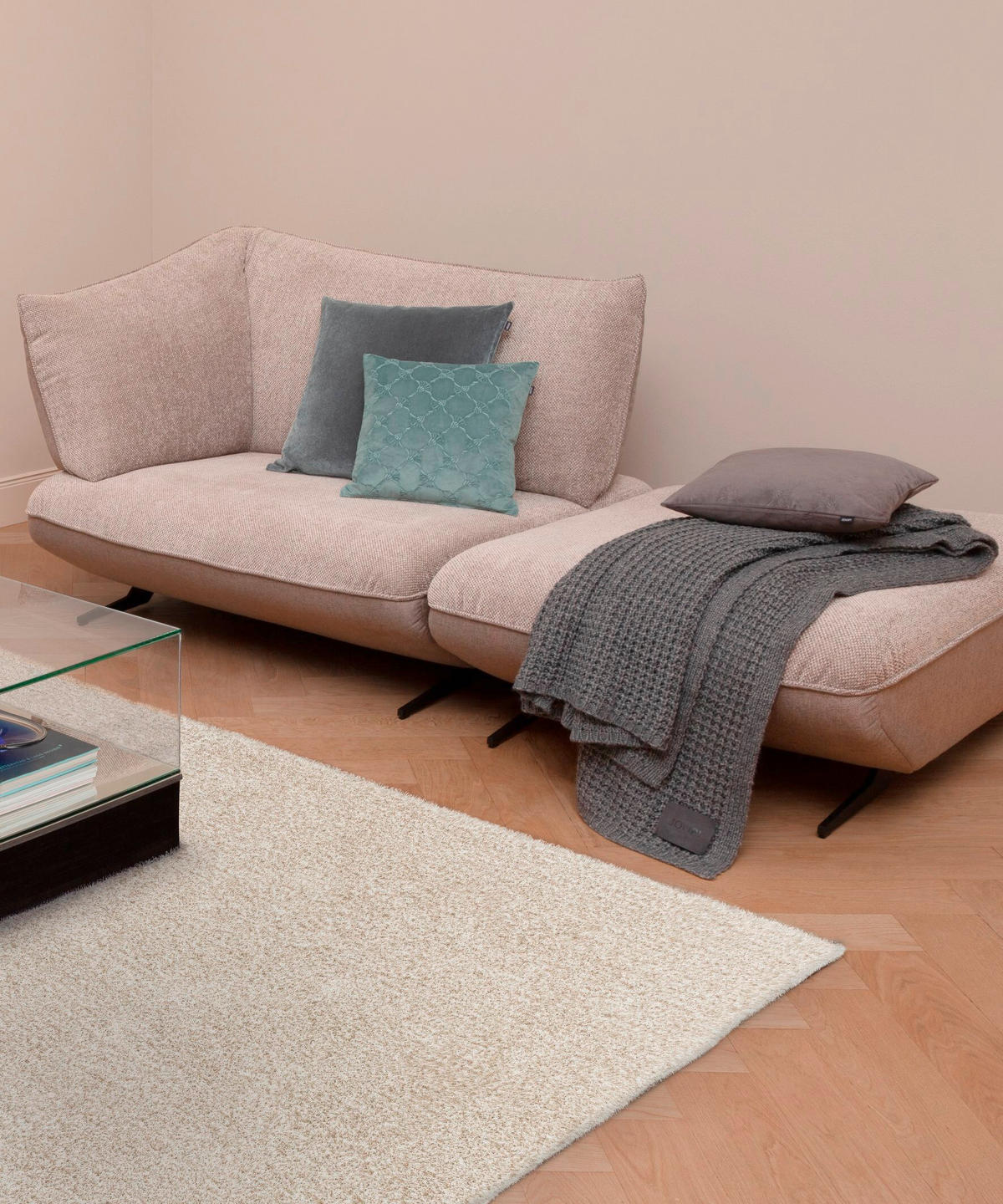 WEBTEPPICH 170/240 cm New Curly  - Naturfarben, Konventionell, Textil (170/240cm) - Joop!