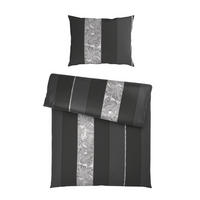 POVLEČENÍ, satén, antracitová, 140/200 cm - antracitová, Design, textil (140/200cm) - Dieter Knoll