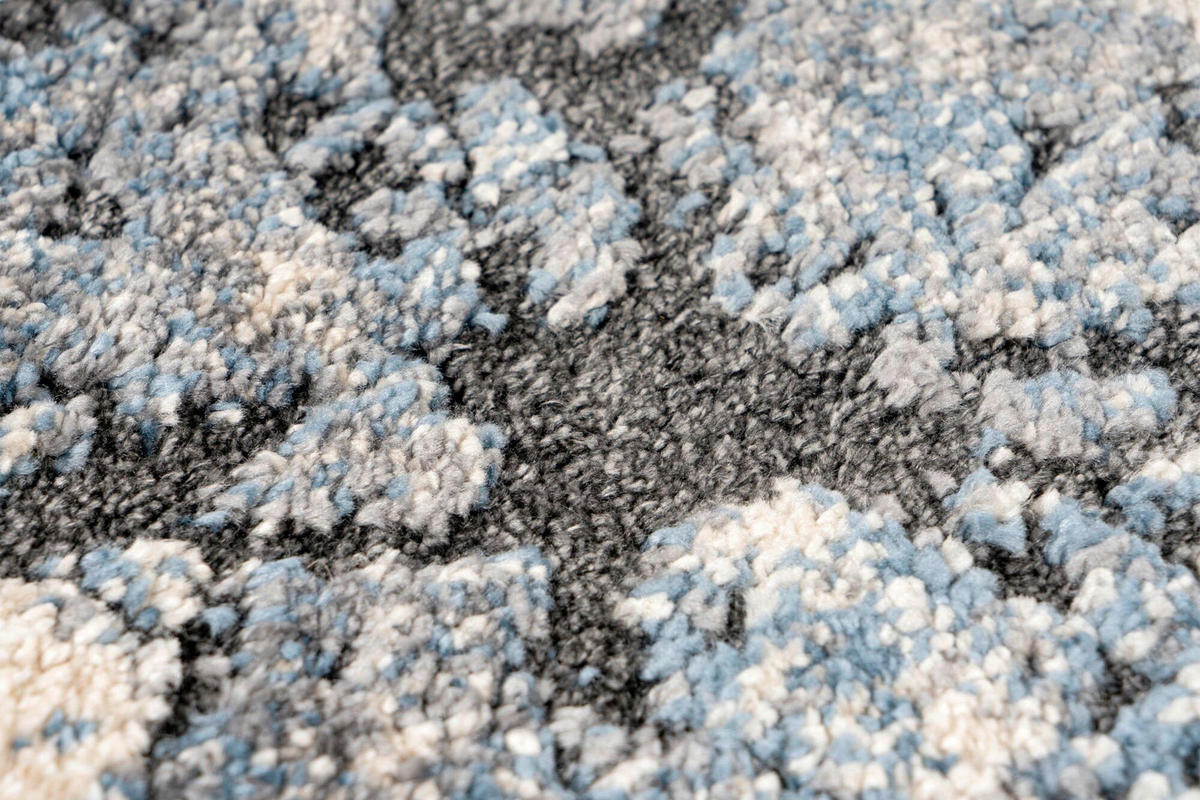 FLACHWEBETEPPICH 200/290 cm Blau rechteckig  - Blau, Basics, Textil (200/290cm) - Kayoom