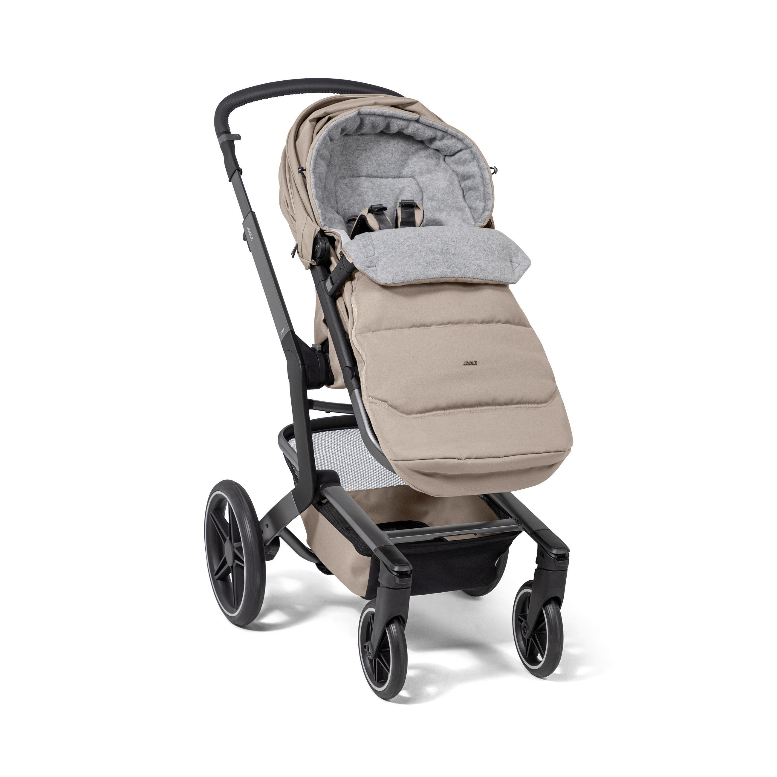 FUßSACK  - Taupe, Basics, Textil (40/11/90cm) - Joolz