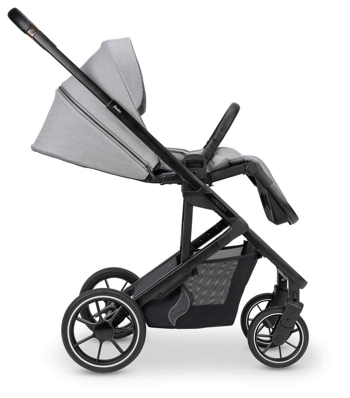 KOMBIKINDERWAGEN  Juntos  Rock  - Hellgrau, Basics (84/97,5/53,5cm) - Osann