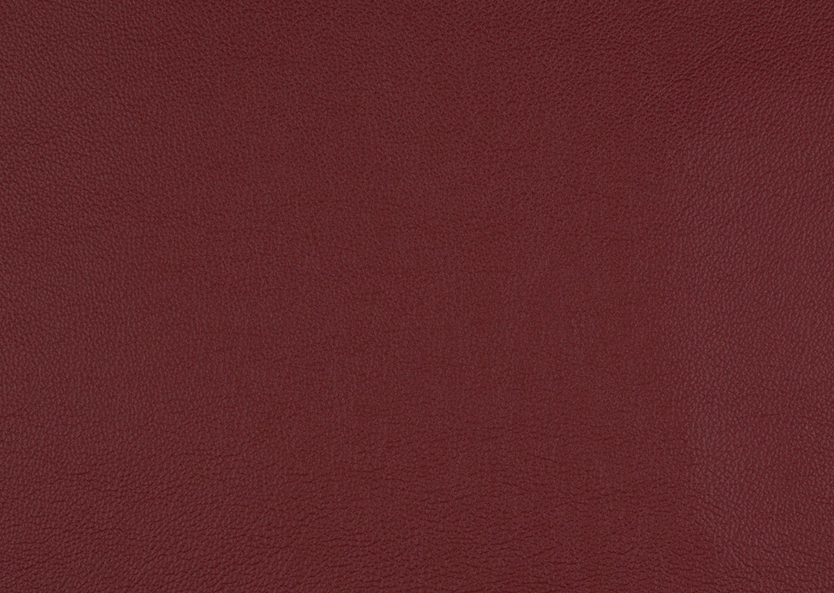 ECKSOFA in Echtleder Rot  - Rot/Schwarz, Design, Leder/Metall (193/332cm) - Dieter Knoll