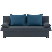 SCHLAFSOFA Dunkelgrau  - Blau/Dunkelgrau, Basics, Karton/Holz (192/82cm) - MID.YOU