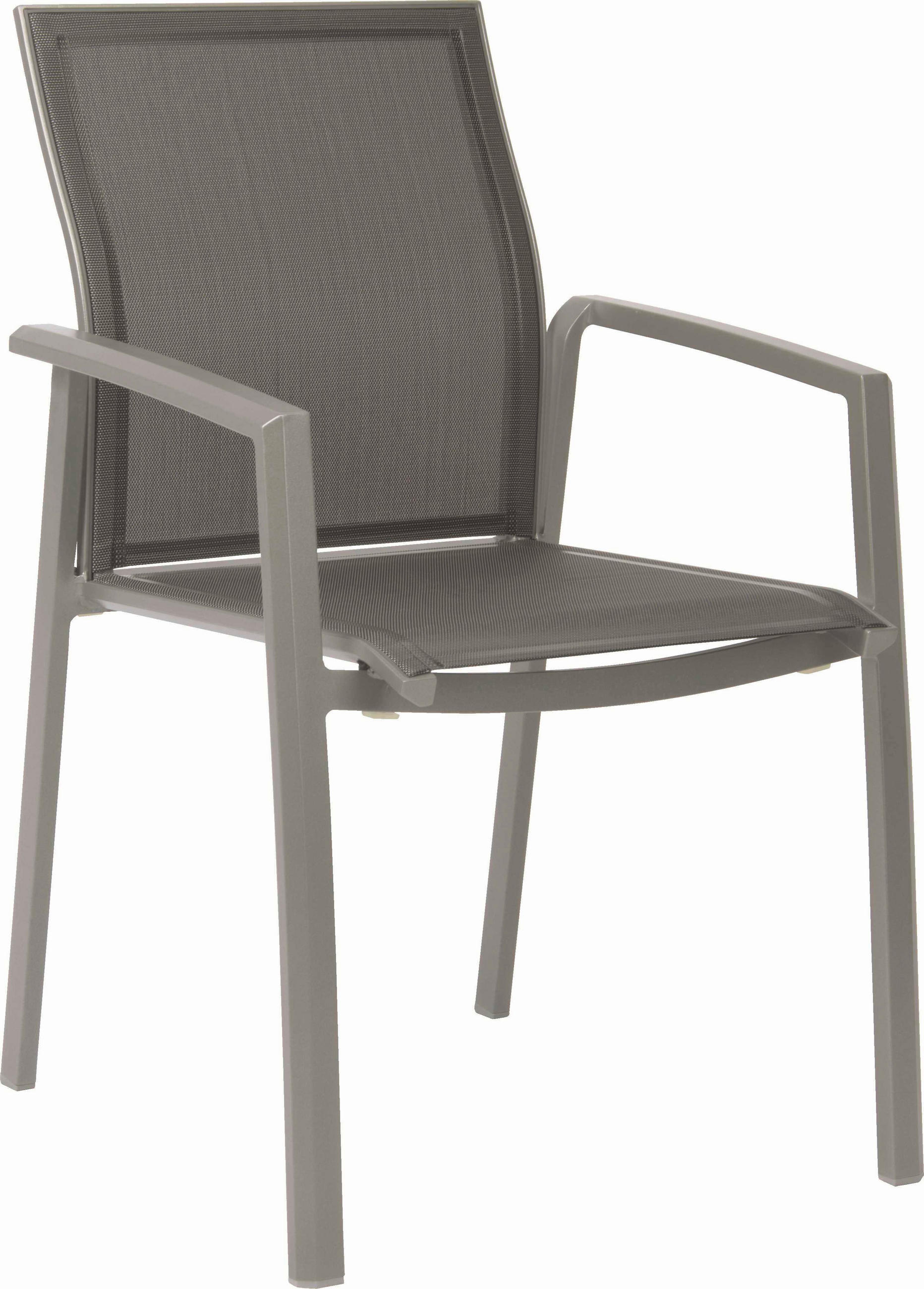 STAPELSESSEL Aluminium Graphitfarben, Grau, Silberfarben  - Silberfarben/Graphitfarben, Basics, Textil/Metall (58/90/64cm) - Stern