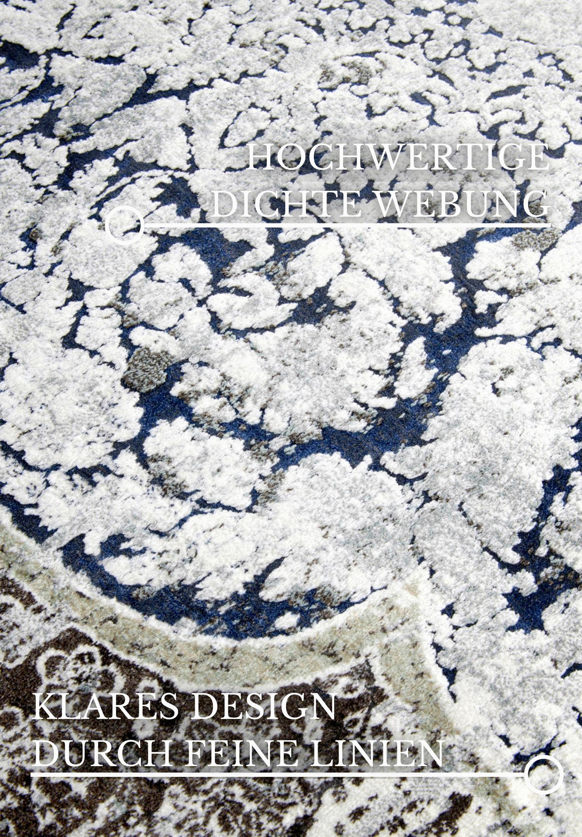 VINTAGE-TEPPICH 115/170 cm Kollektion 1809 Braun, Multicolor  - Multicolor/Braun, LIFESTYLE, Kunststoff/Textil (115/170cm) - Villeroy & Boch