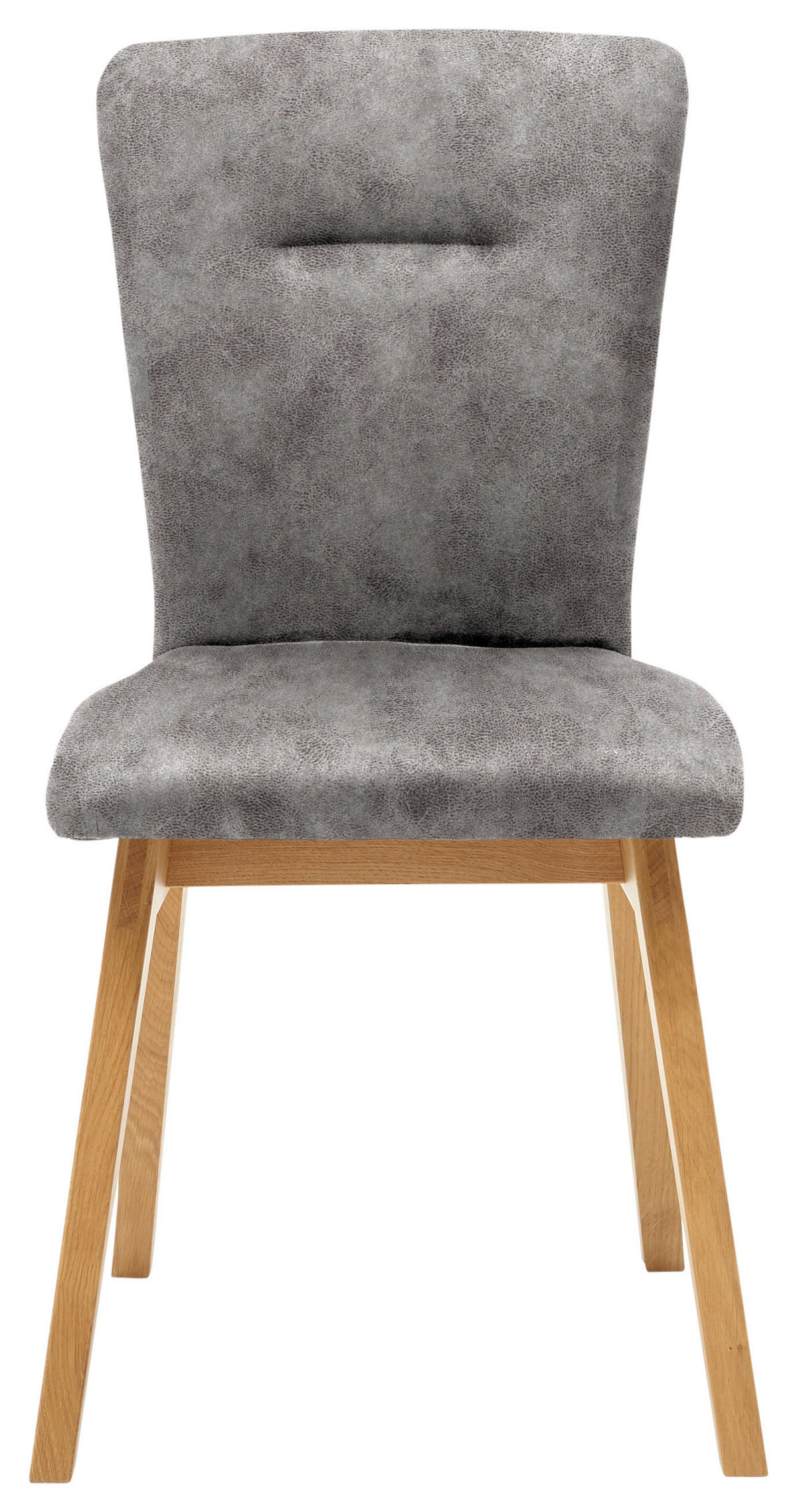 STUHL in Holz, Textil Grau  - Grau, KONVENTIONELL, Holz/Textil (46/91/66cm) - Dieter Knoll