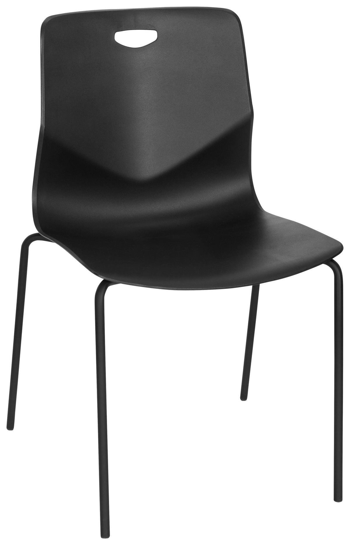 KONFERENČNÍ ŽIDLE - černá, Moderní, kov/plast (46/87/55cm) - MID.YOU