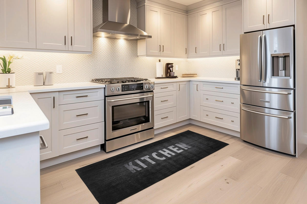 FLACHWEBETEPPICH 60/180 cm Grau  - Grau, Basics, Textil (60/180cm) - Kayoom