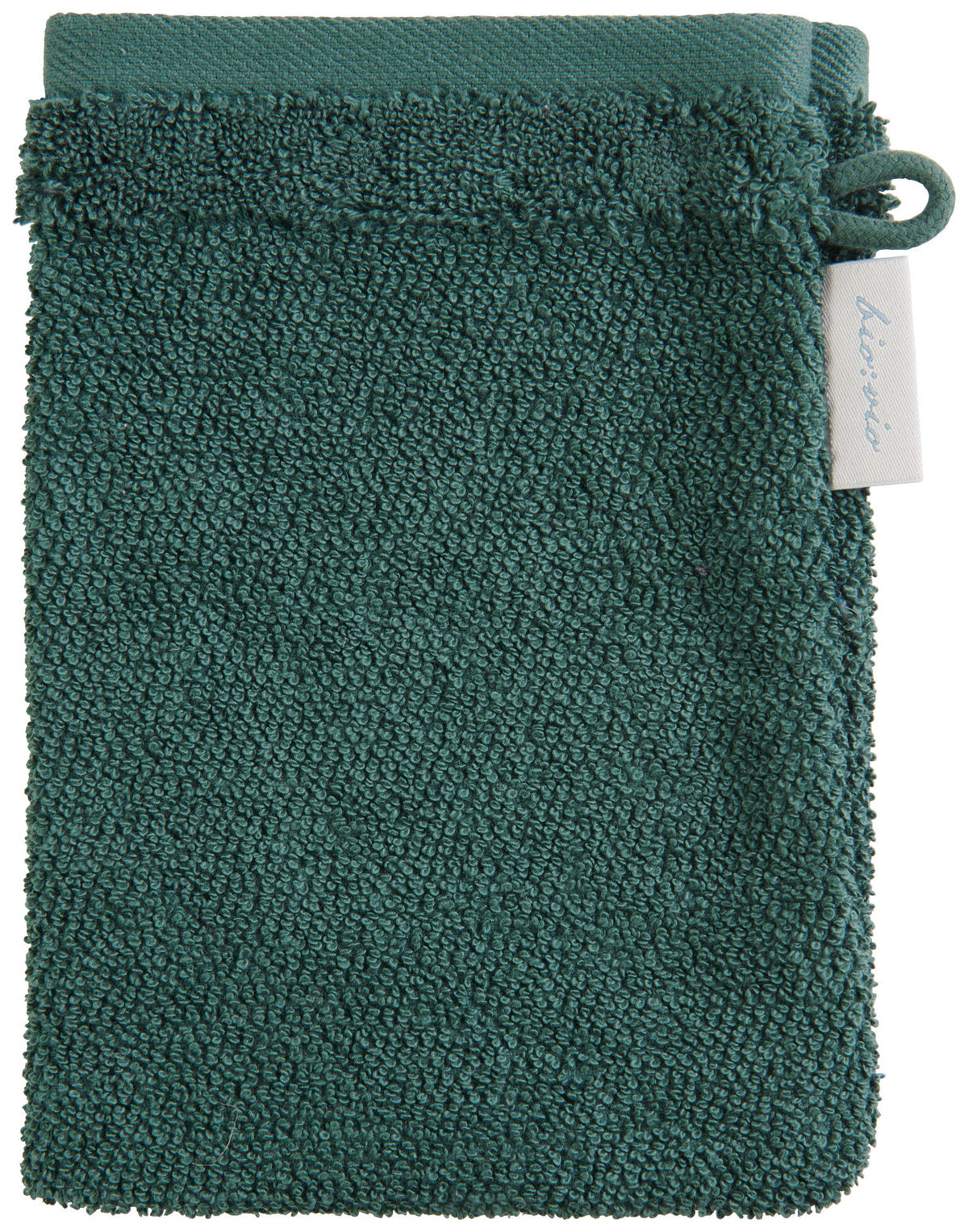 ŽÍNKA NA MYTÍ, tmavě zelená - tmavě zelená, Natur, textil (16/21cm) - Bio:Vio