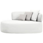 RÉCAMIERE in Bouclé Creme, Hellrosa  - Hellrosa/Creme, MODERN, Kunststoff/Textil (166/86/105cm) - Hom`in