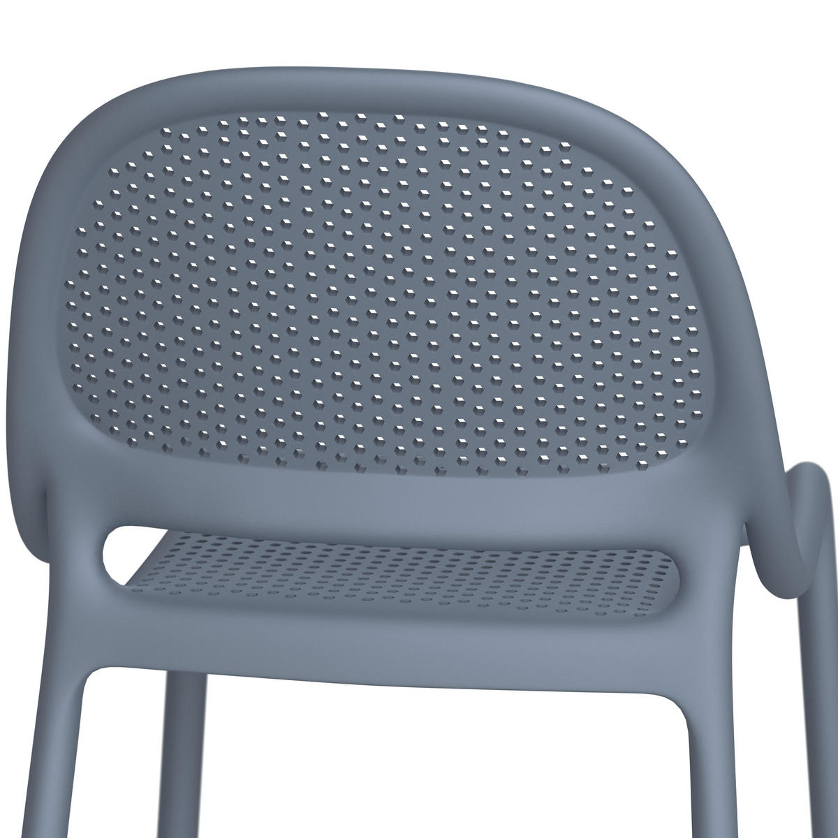 GARTENSTUHL Grau  - Grau, MODERN, Kunststoff (50/81/55cm) - Ambia Garden