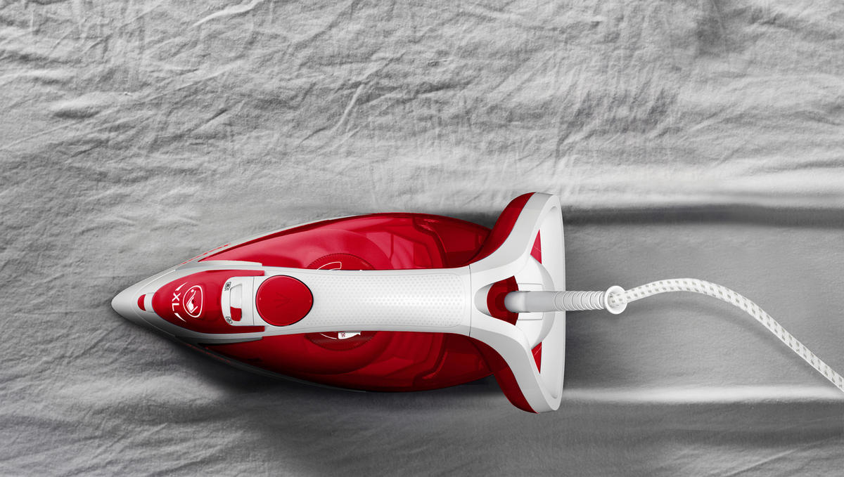 DAMPFBÜGELEISEN  Easygliss Plus  - Rot/Weiß, Basics, Kunststoff/Metall (34/14/18cm) - Tefal