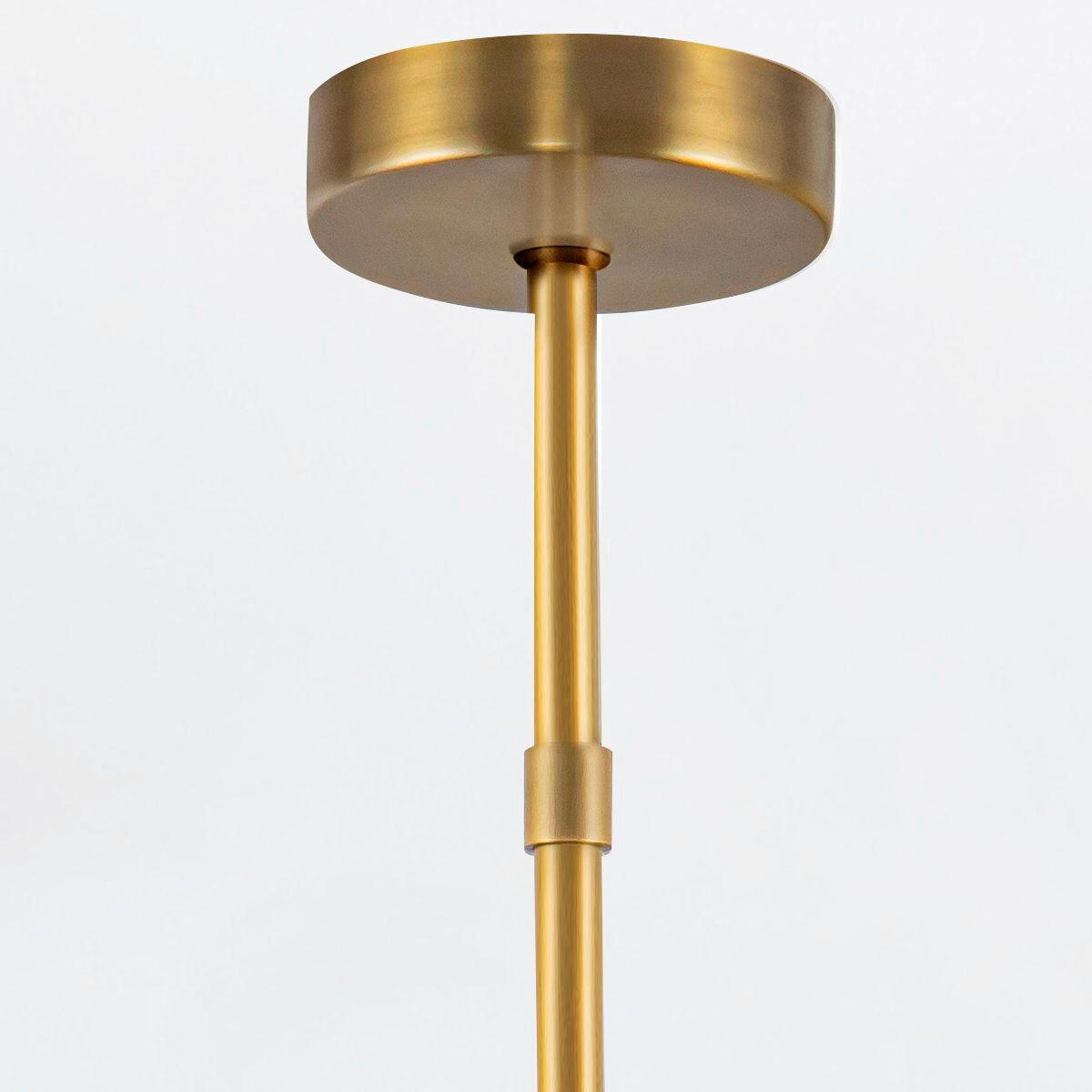 KRONLEUCHTER 94,6/21,6 cm   - Messingfarben, KONVENTIONELL, Glas/Stein (94,6/21,6cm) - Elstead Lighting