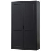 MEHRZWECKSCHRANK 120/217/48 cm  in Schwarz  - Schwarz, Design, Holz (120/217/48cm) - Livetastic