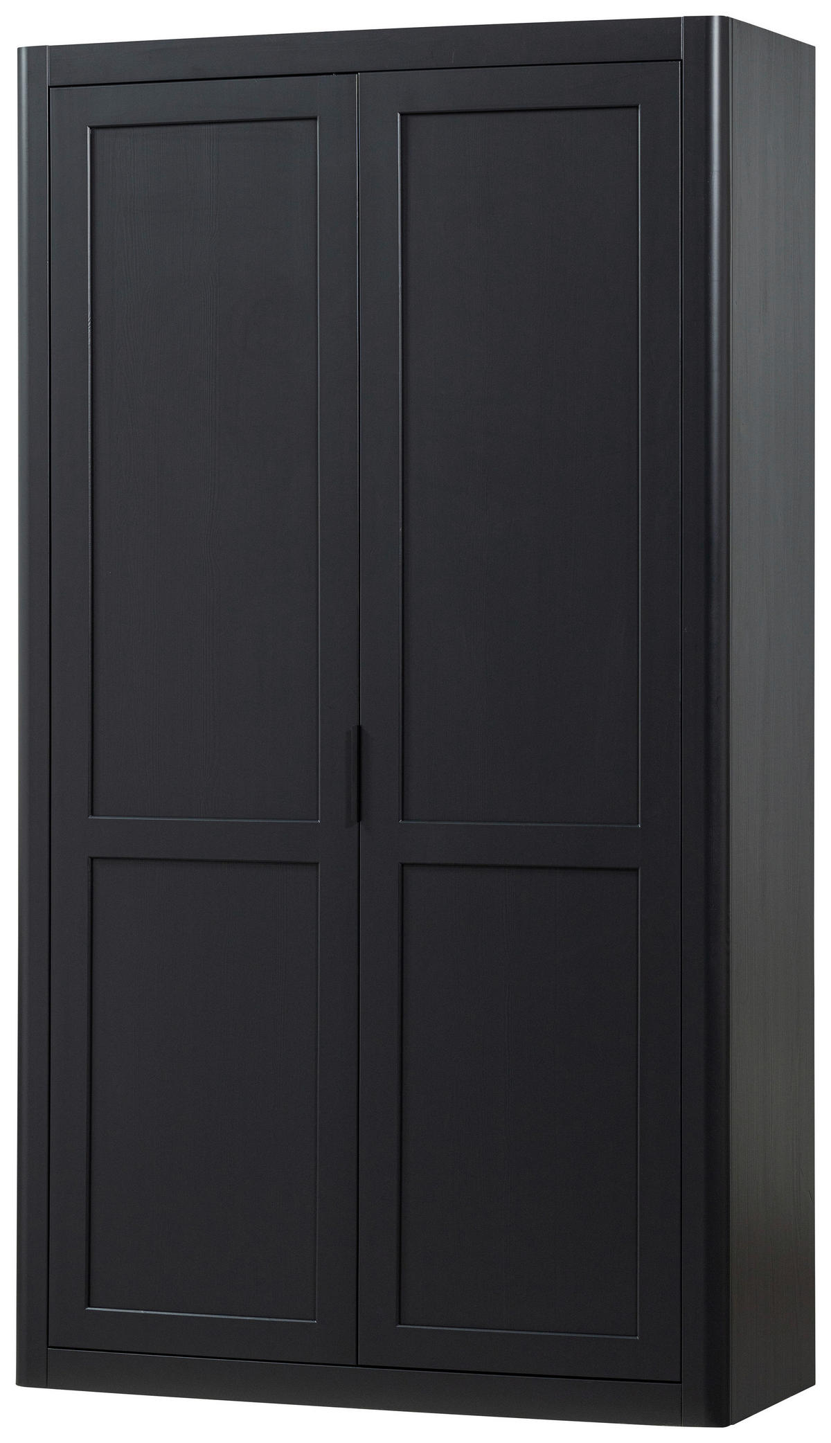 MEHRZWECKSCHRANK 120/217/48 cm  in Schwarz  - Schwarz, Design, Holz (120/217/48cm) - Livetastic