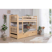 ETAGENBETT 90/200 cm Naturfarben  - Naturfarben, Modern, Holz (90/200cm) - MID.YOU