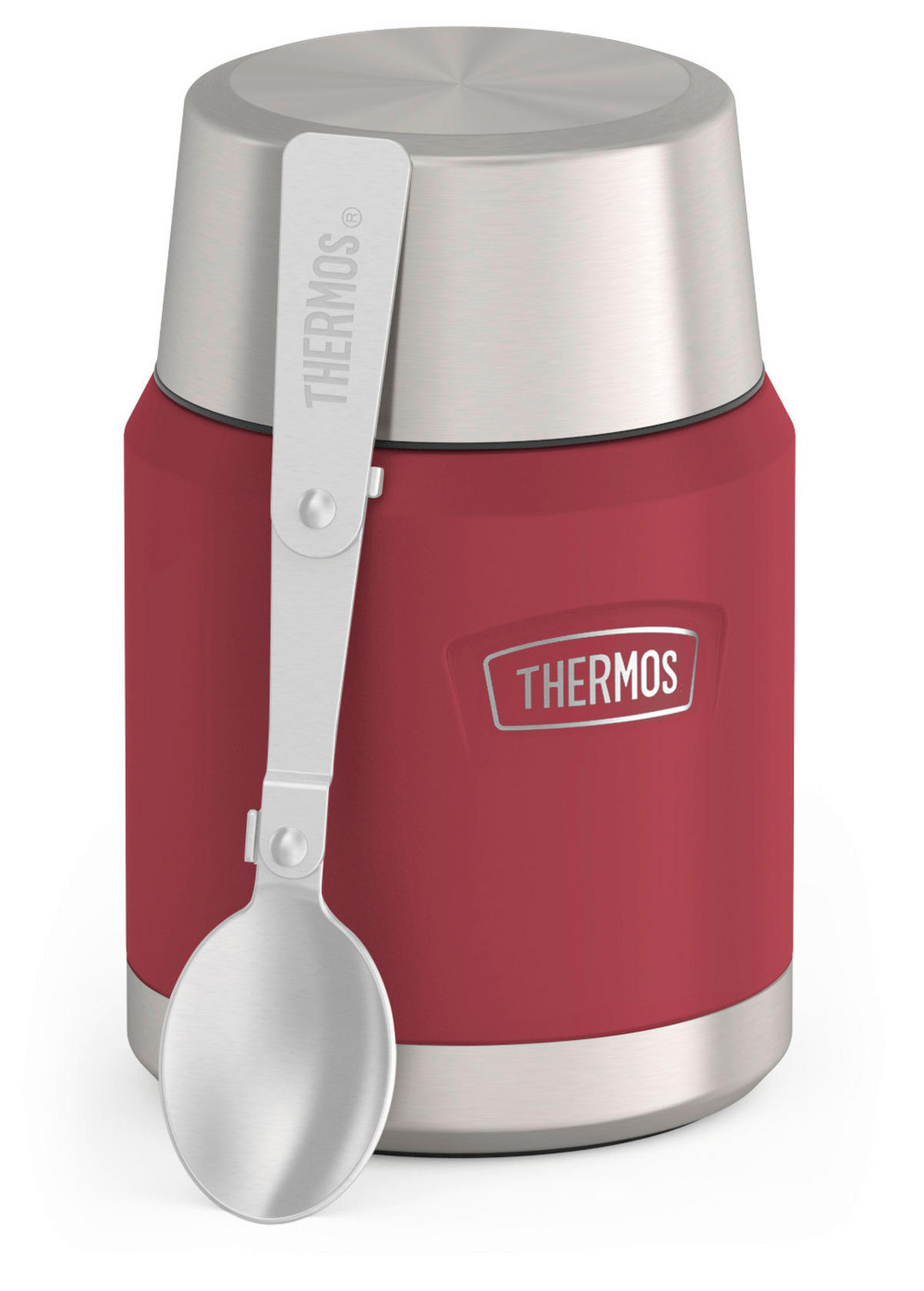 ISOLIERSPEISEGEFÄSS ICON 0,47 L  - Rot, Basics, Metall (0,47l) - Thermos