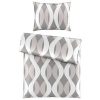 POSTEĽNÁ BIELIZEŇ, mikrovlákno, sivá, 140/200 cm - sivá, Konventionell, textil (140/200cm) - Boxxx