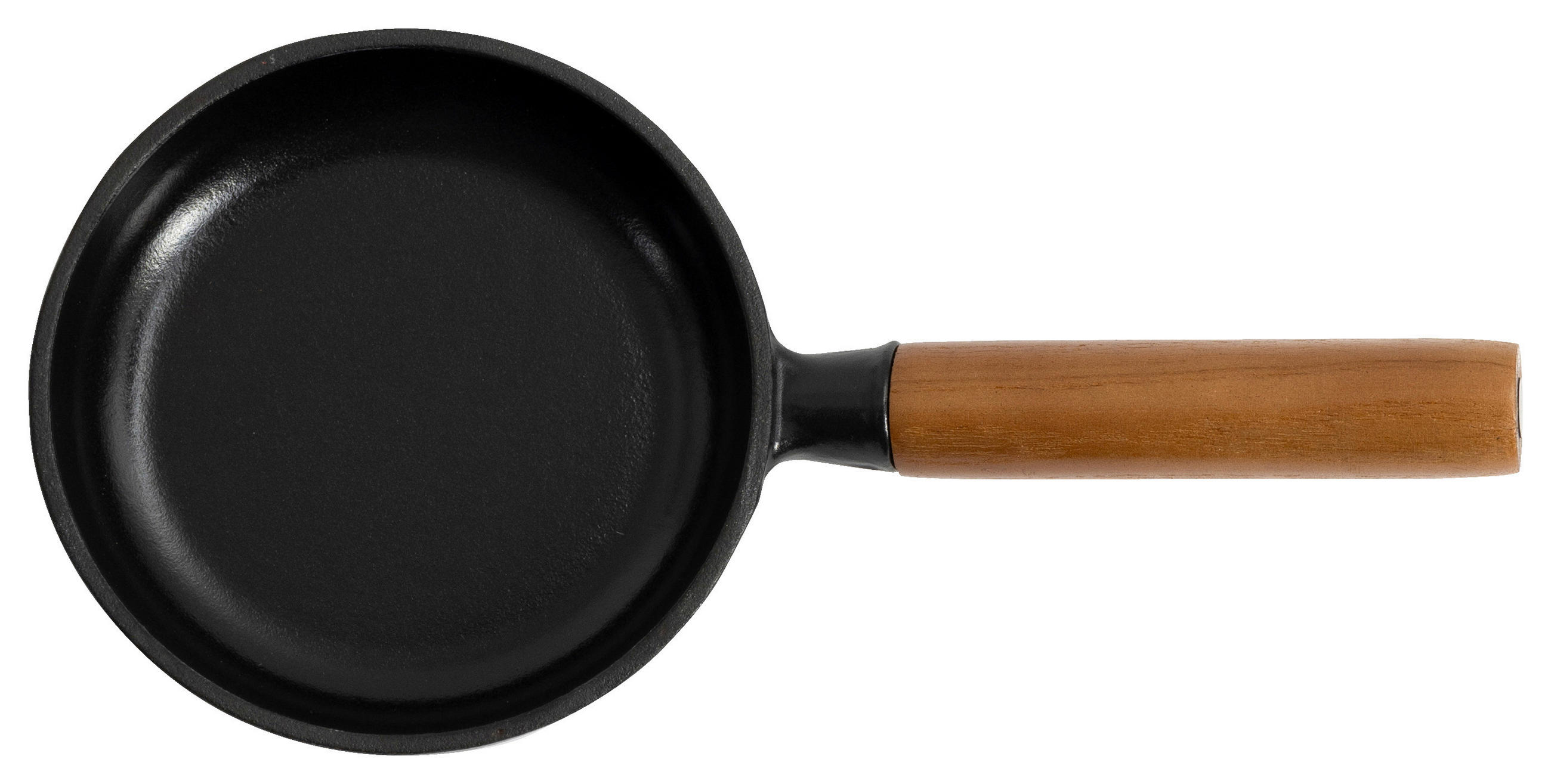 BRATPFANNE 16 cm  - Schwarz, Design, Holz/Metall (16cm) - Nouvel
