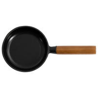 BRATPFANNE 16 cm  - Schwarz, Design, Holz/Metall (16cm) - Nouvel
