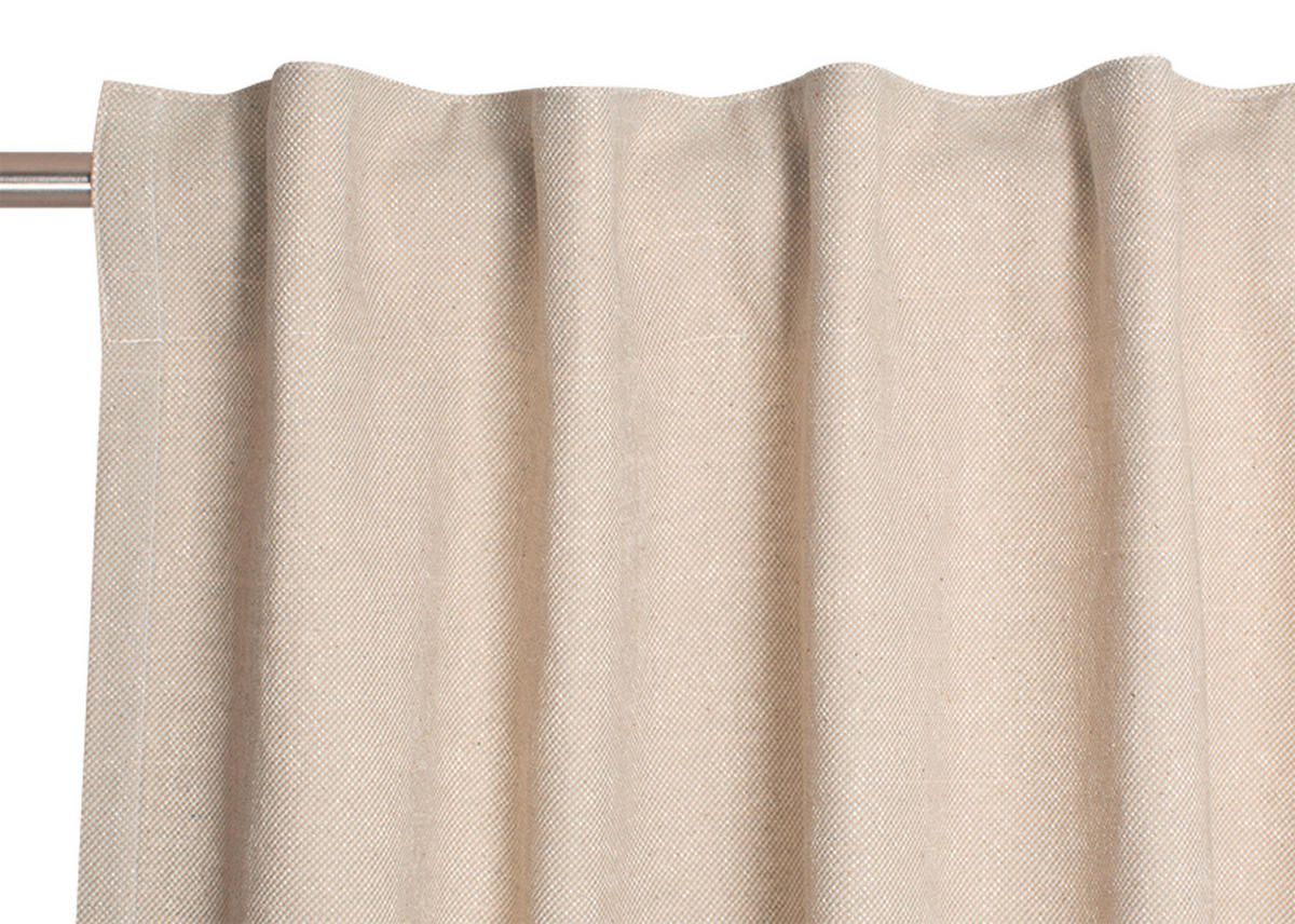 FERTIGVORHANG  blickdicht  130/250 cm   - Sandfarben, Basics, Textil (130/250cm) - Schöner Wohnen