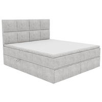 BOXBETT 140/200 cm  in Weiß  - Schwarz/Weiß, KONVENTIONELL, Kunststoff/Textil (140/200cm) - Boxxx