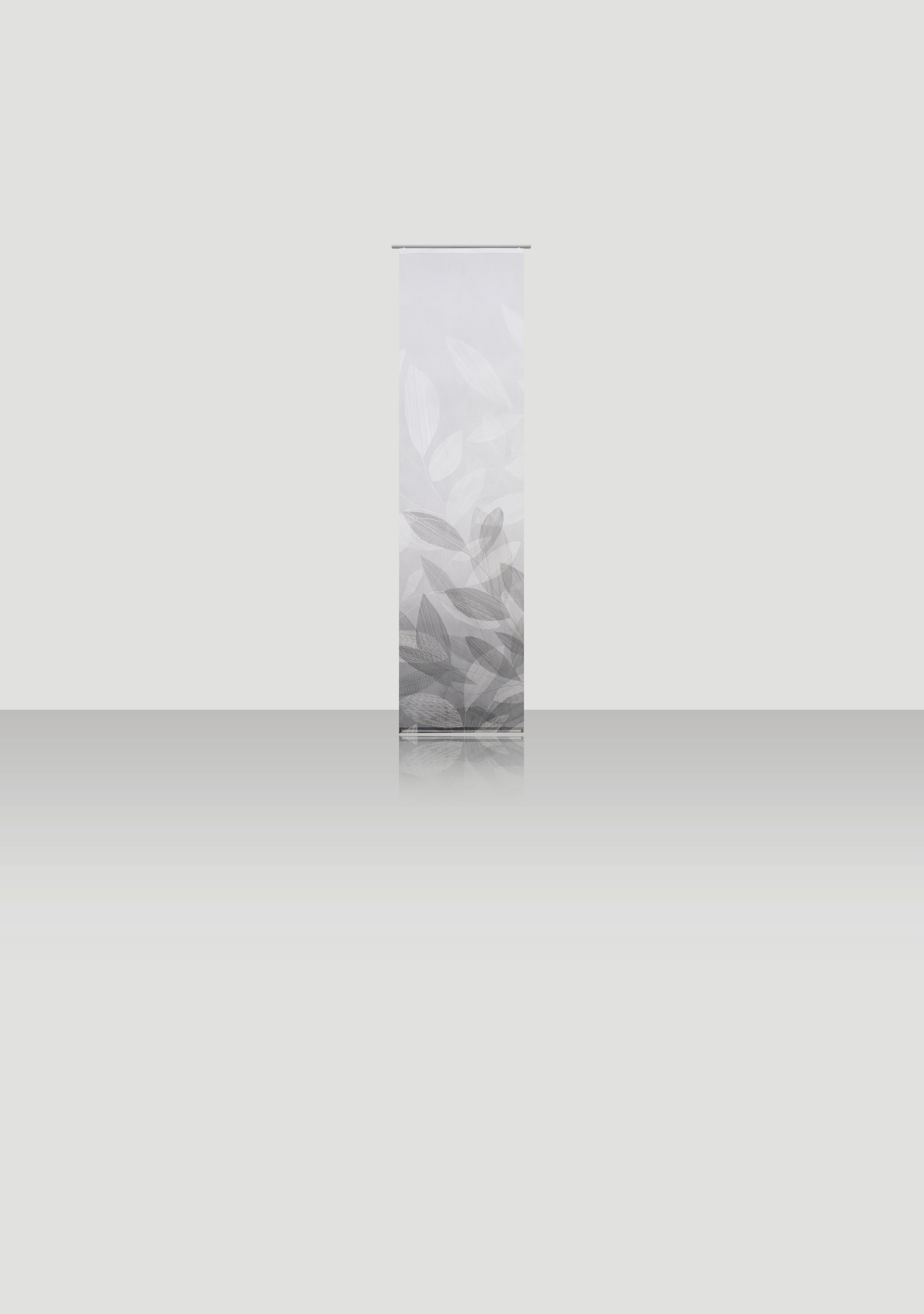 FLÄCHENVORHANG   halbtransparent   60/245 cm  - Grau, Natur, Textil (60/245cm) - Novel
