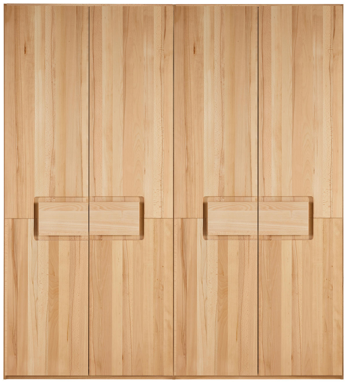 DREHTÜRENSCHRANK 202/223/62 cm,  in Buchefarben, 4-türig  - Buchefarben/Kernbuche, MODERN, Holz (202/223/62cm) - MID.YOU