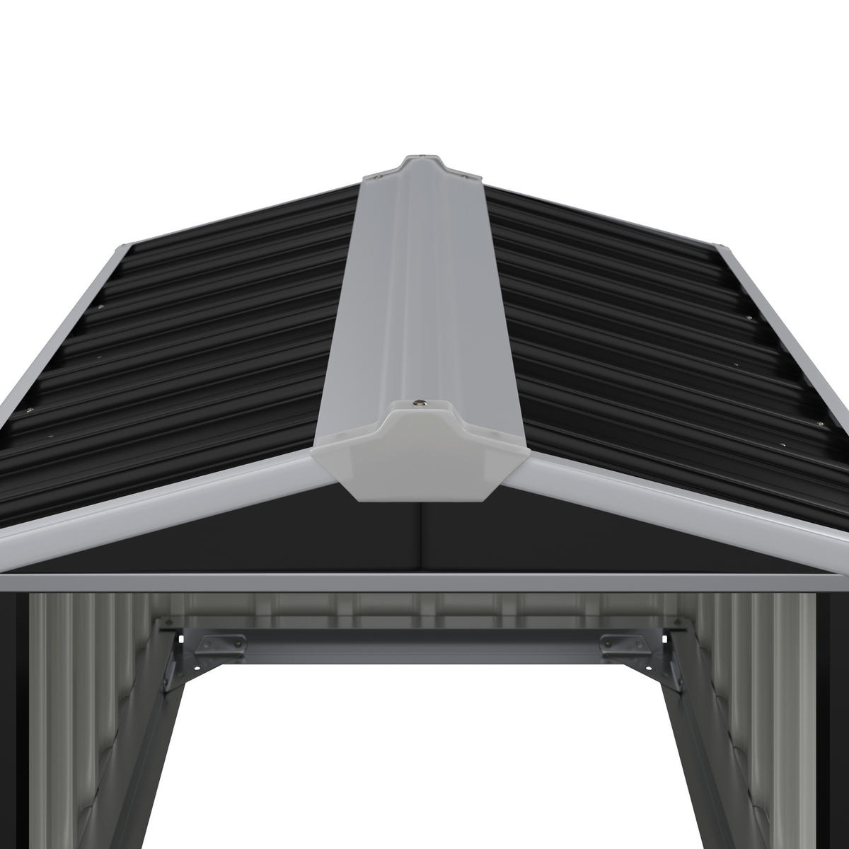 KLEINGARAGE 86/100/63,5 cm  - Anthrazit, MODERN, Metall (86/100/63,5cm) - Homezone