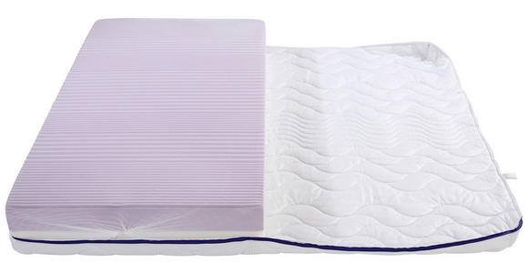 Komfortschaummatratze Ergo Duo 90x200cm H2 - Weiß, Textil (90/200cm) - Primatex