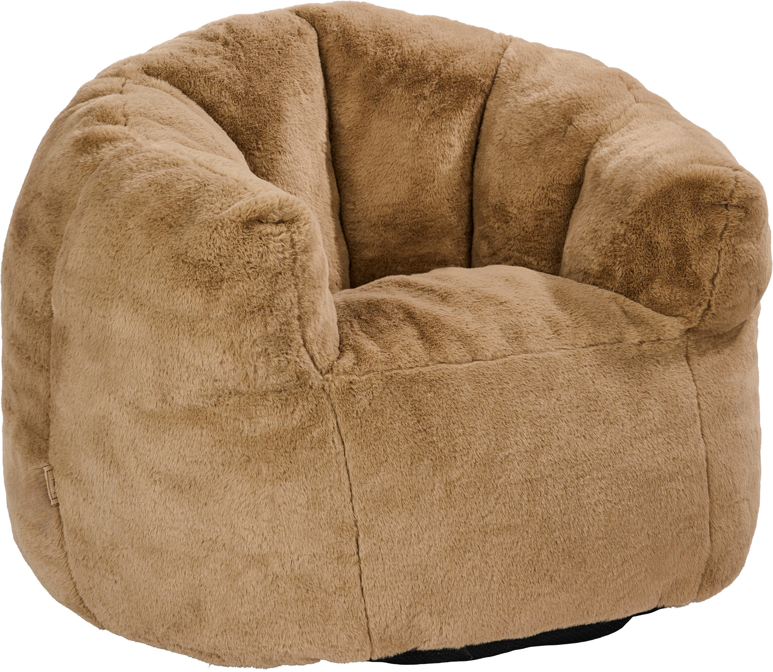 SITZSACK Webpelz Uni Braun  - Braun, Trend, Textil (76/66/73,5cm) - Jimmylee
