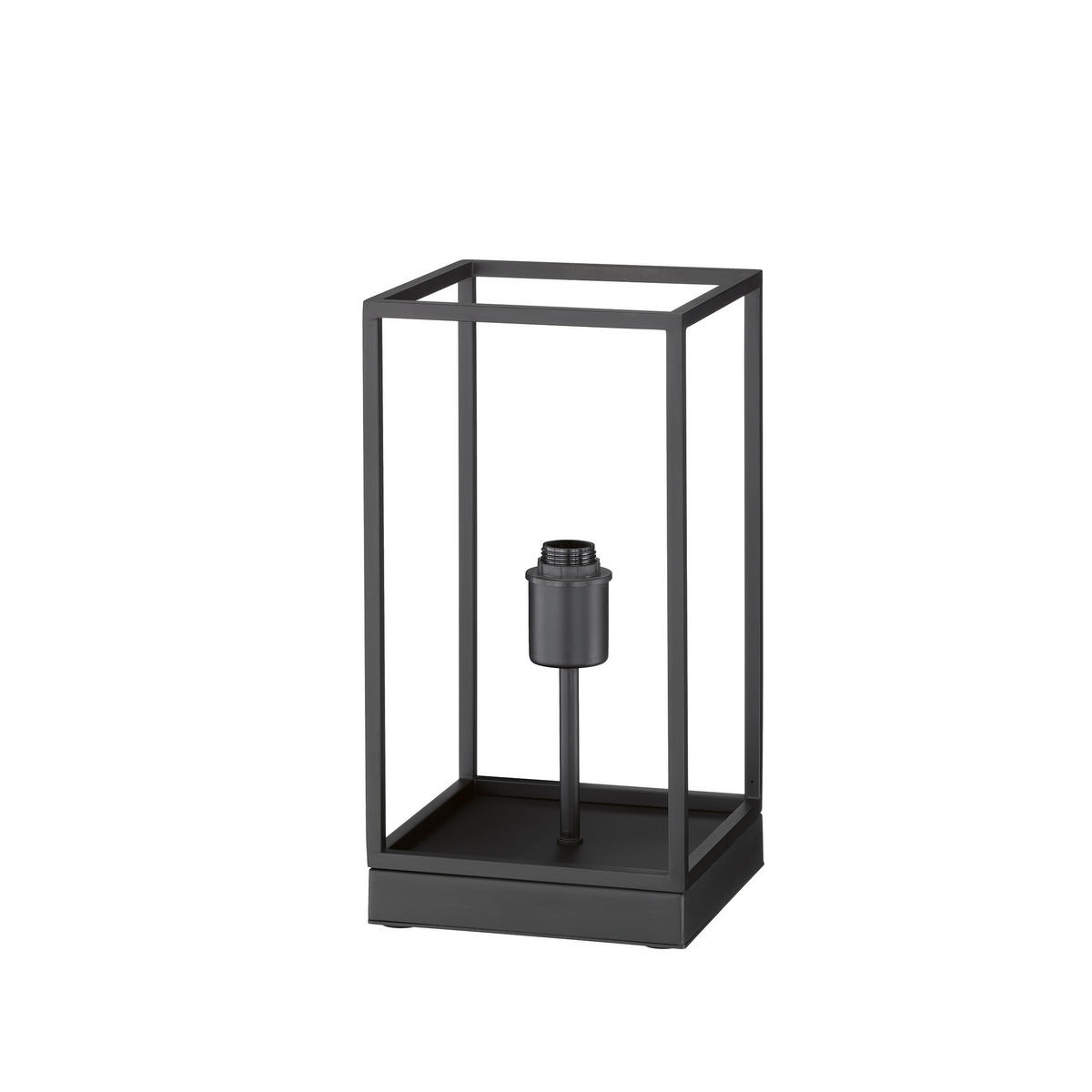 TISCHLEUCHTE - Schwarz, Basics, Metall (16/16/30cm) - Fischer & Honsel