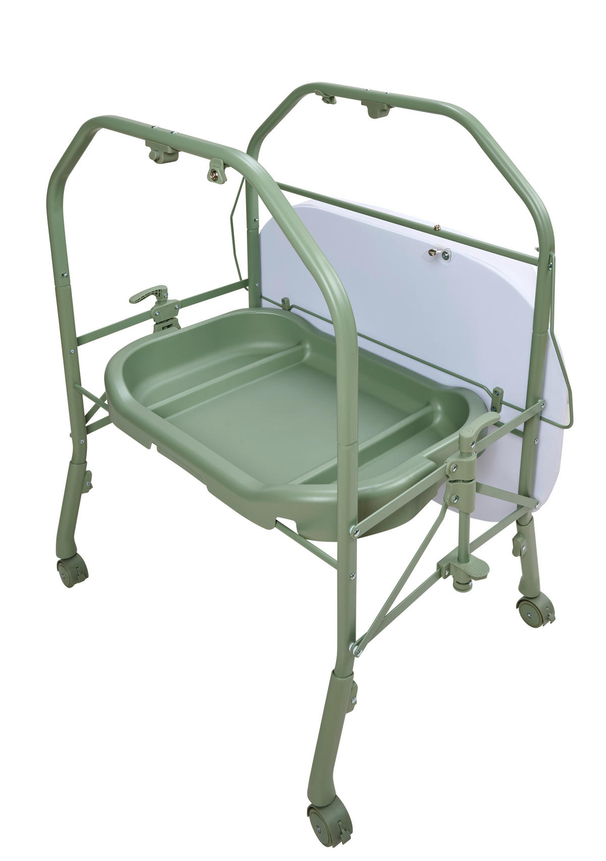 WICKEL- UND BADESTÄNDER Grün  - Grün, Basics, Holzwerkstoff/Kunststoff (81/108/51cm) - My Baby Lou