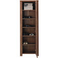 GARDEROBENSCHRANK  in 65/200/40 cm  - Akaziefarben/Nickelfarben, LIFESTYLE, Holzwerkstoff/Metall (65/200/40cm) - Landscape