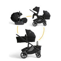 KINDERWAGENSET Versiti Trio Set  - Schwarz, Basics, Textil (66/120/108cm) - JOIE SIGNATURE