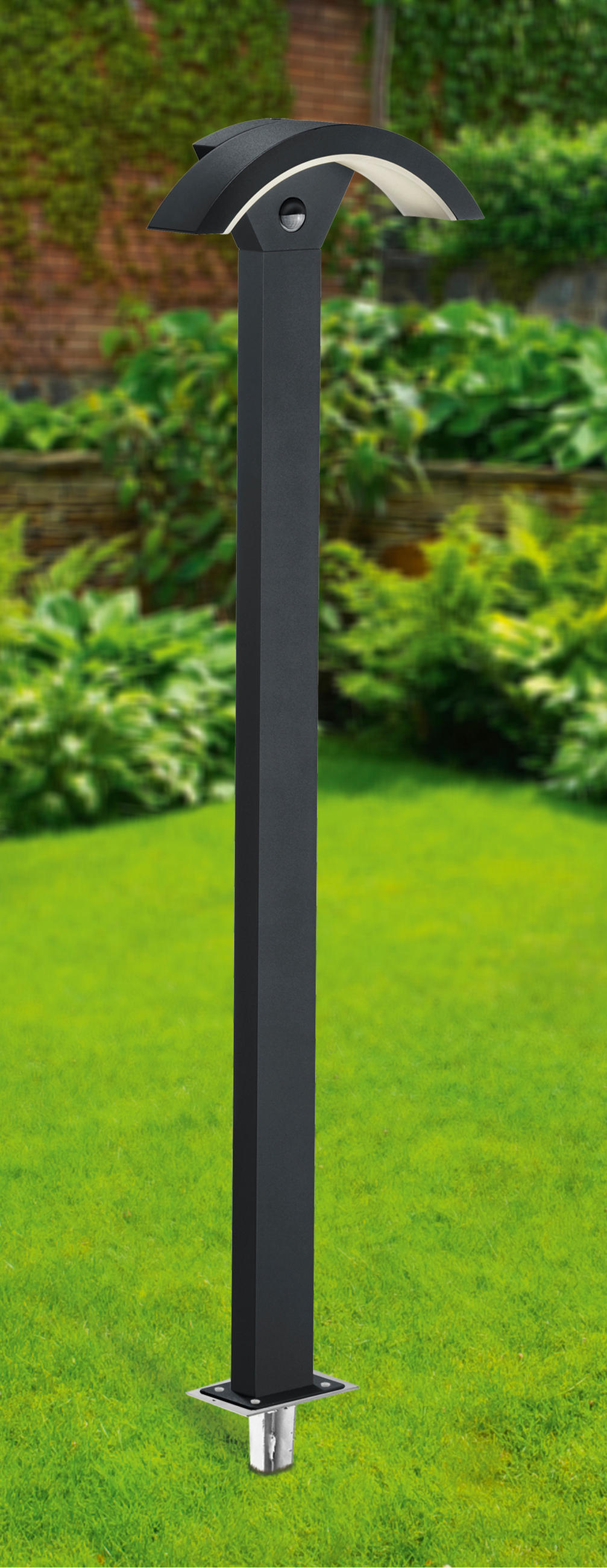 GARTENSTECKER - Nickelfarben, Design, Metall (20/14cm) - Trio Leuchten