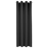 FERTIGVORHANG  black-out (lichtundurchlässig)  140/245 cm   - Schwarz, Basics, Textil (140/245cm)