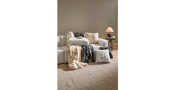 FELLDECKE BENGAL 150/200 cm  - Silberfarben, Basics, Textil (150/200cm) - Novel