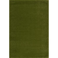 WEBTEPPICH 80/150 cm Uni Grün rechteckig  - Grün, LIFESTYLE, Kunststoff/Textil (80/150cm) - Novel