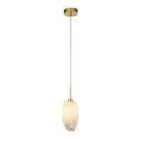 HÄNGELEUCHTE Rocky 11/11/120 cm  - Klar/Messingfarben, Design, Glas/Metall (11/11/120cm)